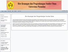 Tablet Screenshot of keuangan.unpas.ac.id